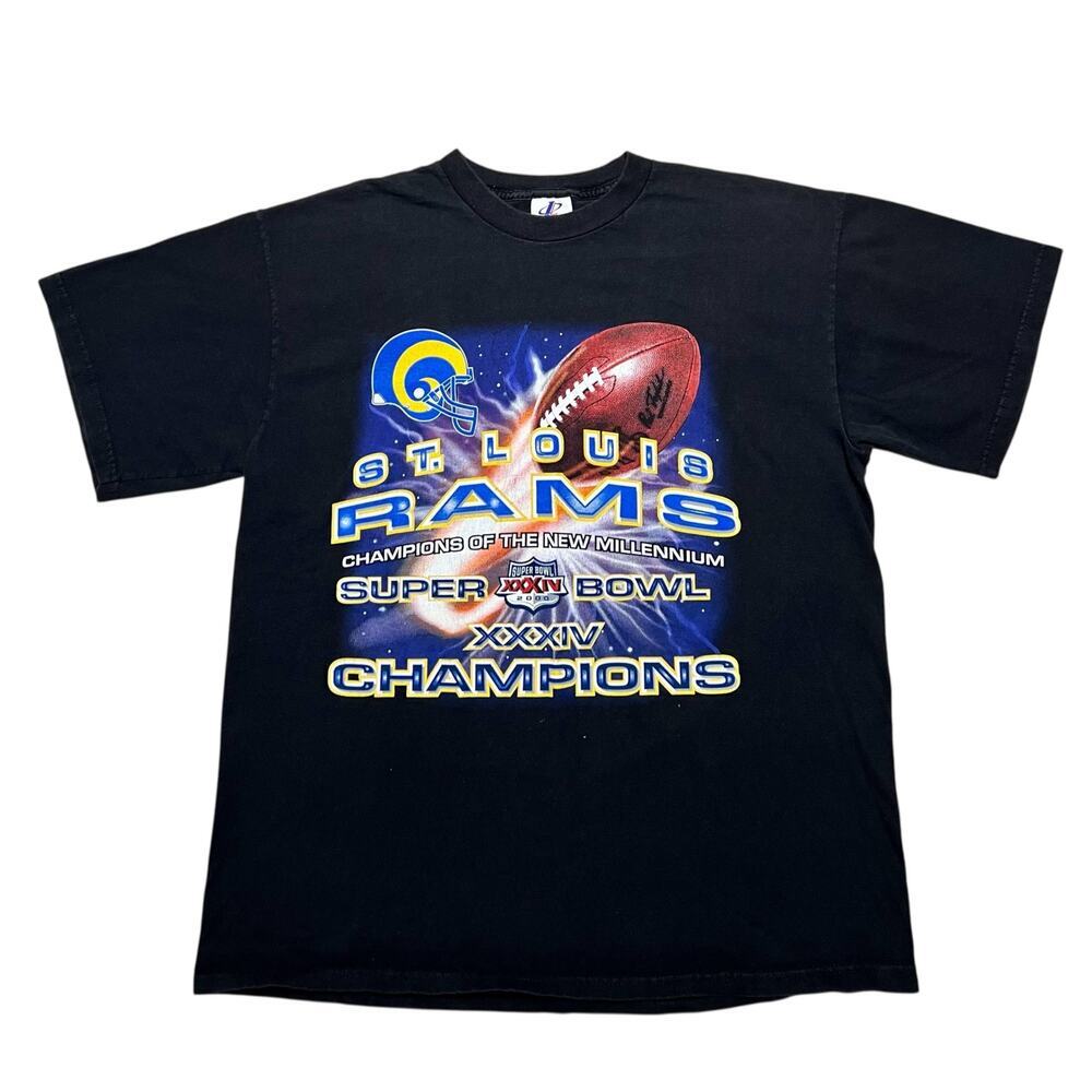 Logo Athletic Vintage St. Louis Rams Super Bowl T-shirt Size: Men's / US XL‎